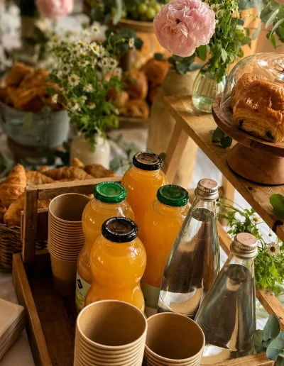 Prestations professionnelles Grazing table boisson