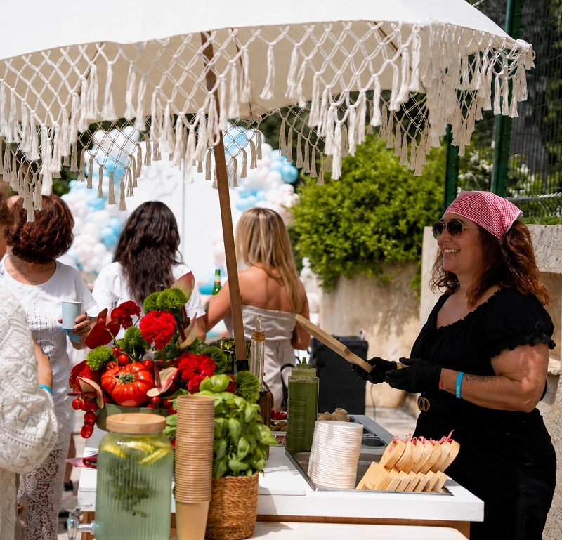 animation mariage grazing table